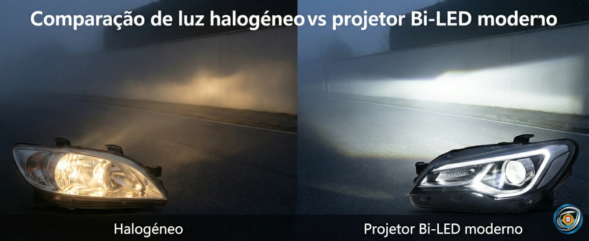 Сравнение галогенового и Bi-LED проектора